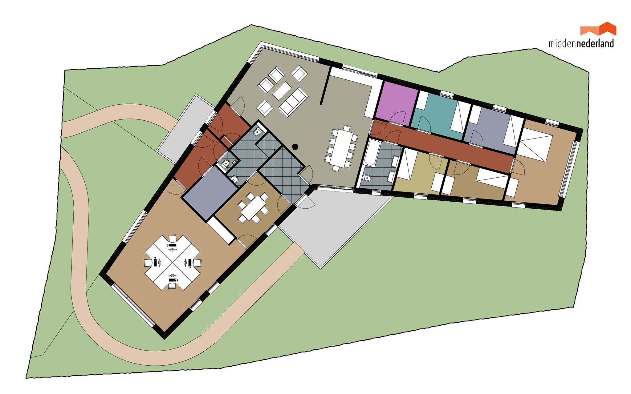 Fortwachterswoning plattegrond