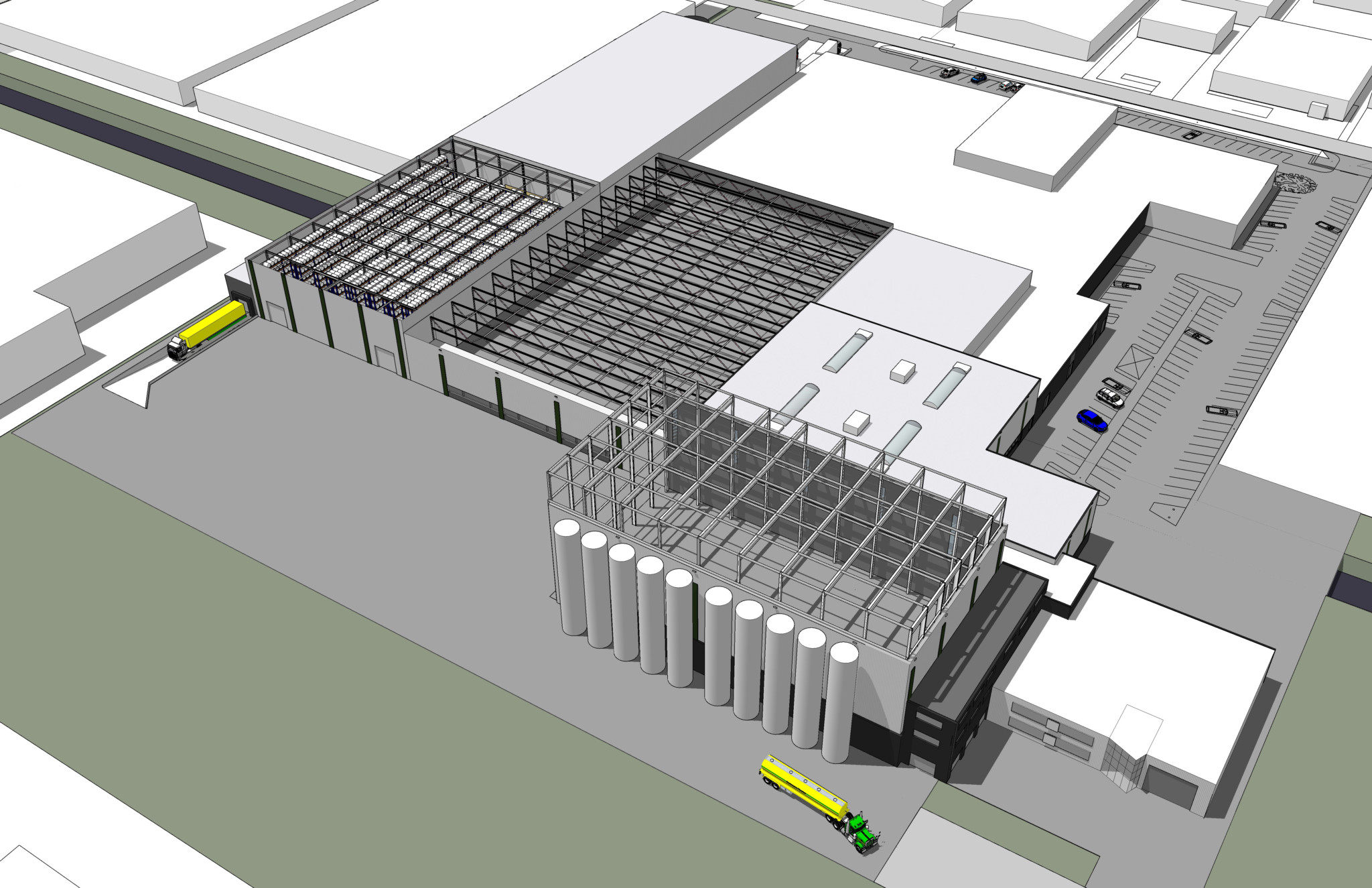 Uitbreiding Oerlemans Giessen Constructie